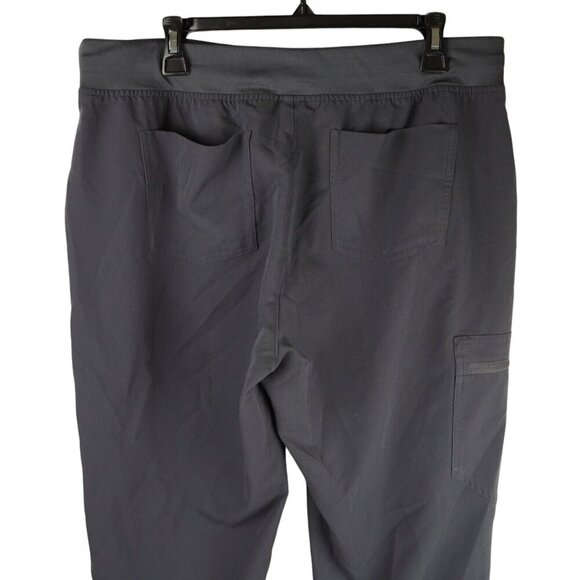 Womens FIGS Zamora Jogger Scrub Pants With Pockets & Red Drawstring L Tall - Picture 6 of 8